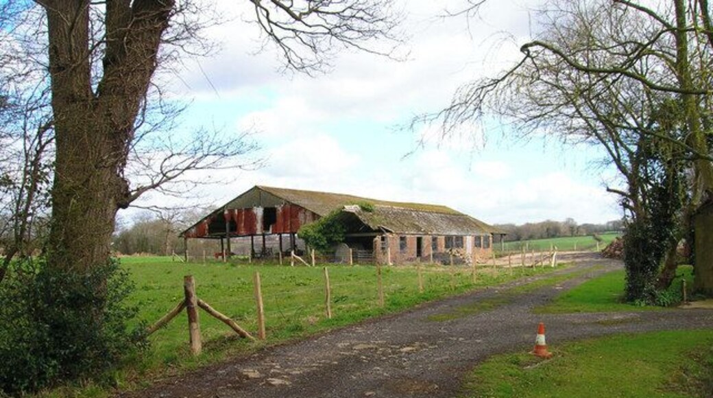 Dick's Barn Taken from Horsted Pond Lane.