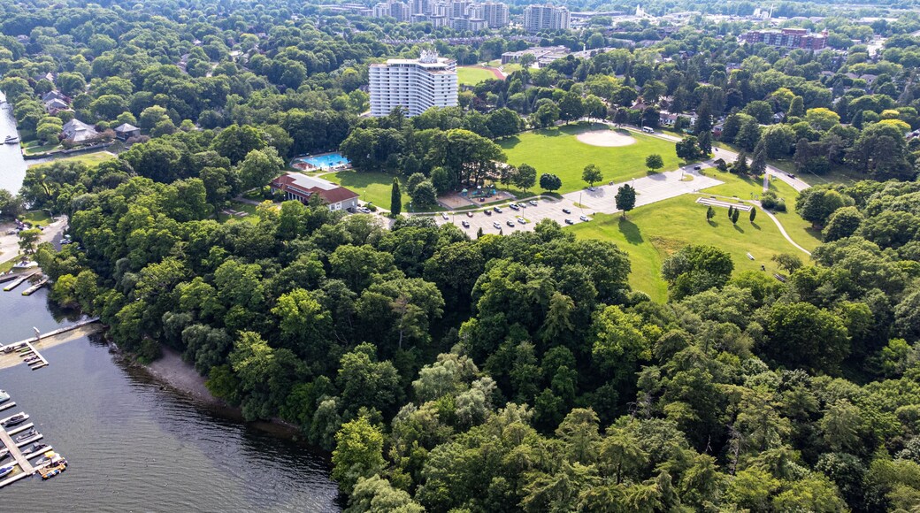 Aerial view of LaSalle Park in Burlington.