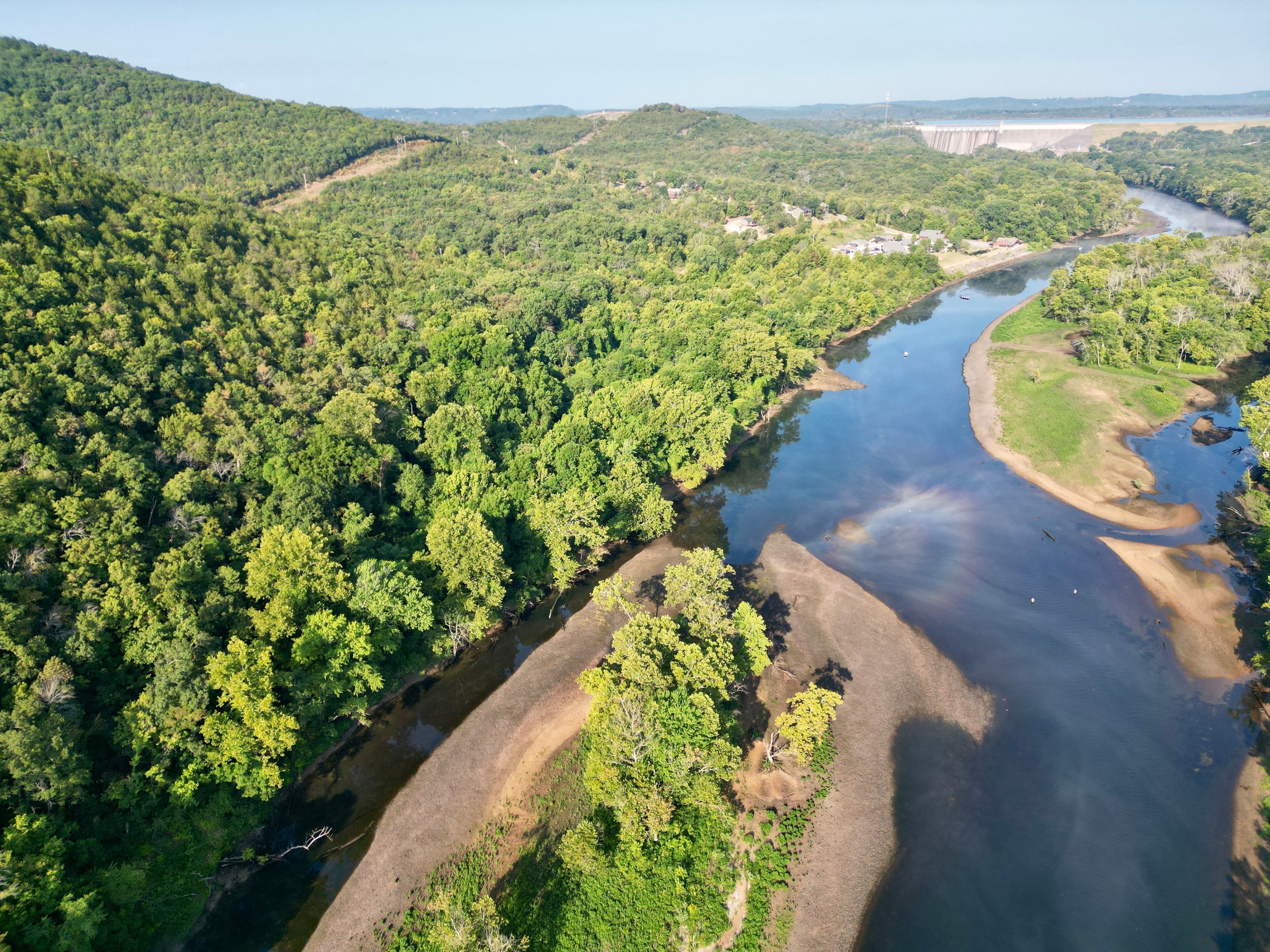 river and forest in hollister missouri