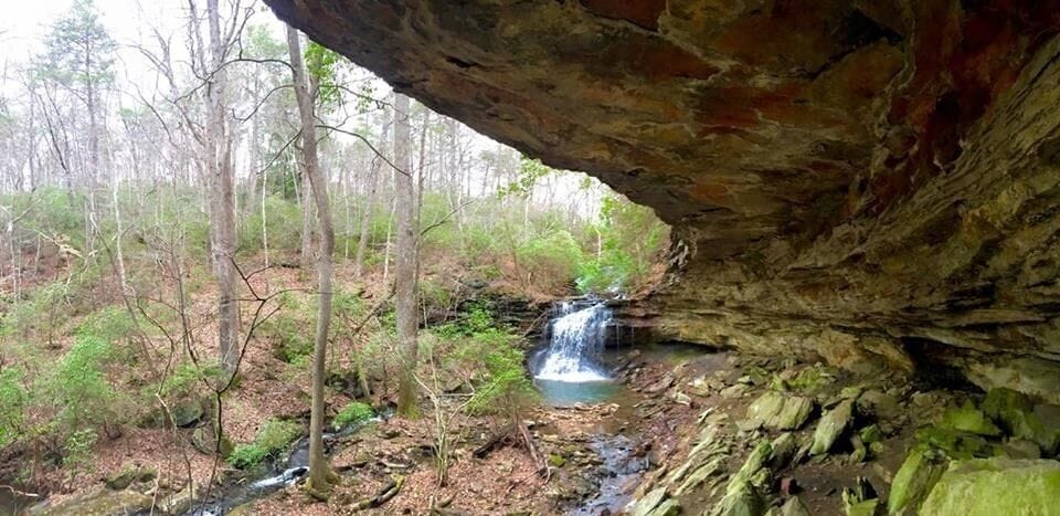 Tom Pack falls is a .5 mile hike from the Lake Rd camp site. There is primitive car camping at this location. There were locals hanging out till dark, but we ended up having a the entire camp to ourselves. Great campsite and short hike!!!