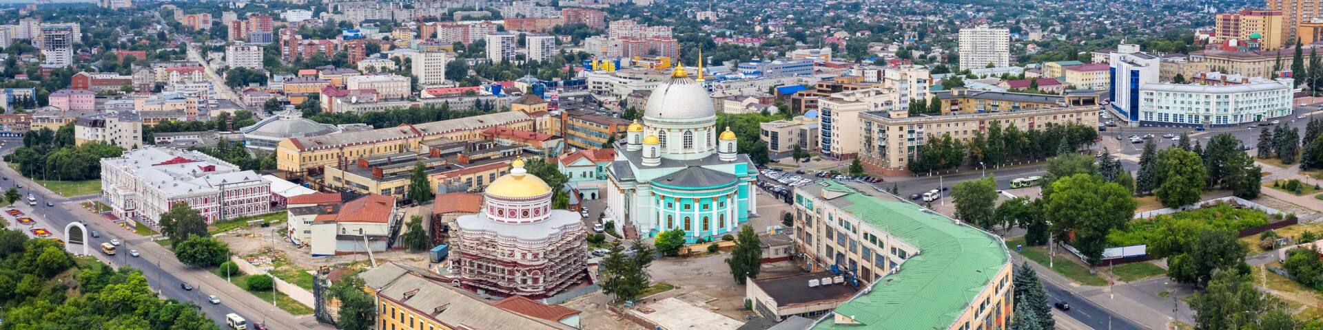 Znamensky monastery in Kursk, Russia - historic heart of the city