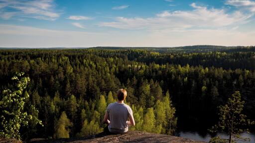 Golden hour at Katajavuori