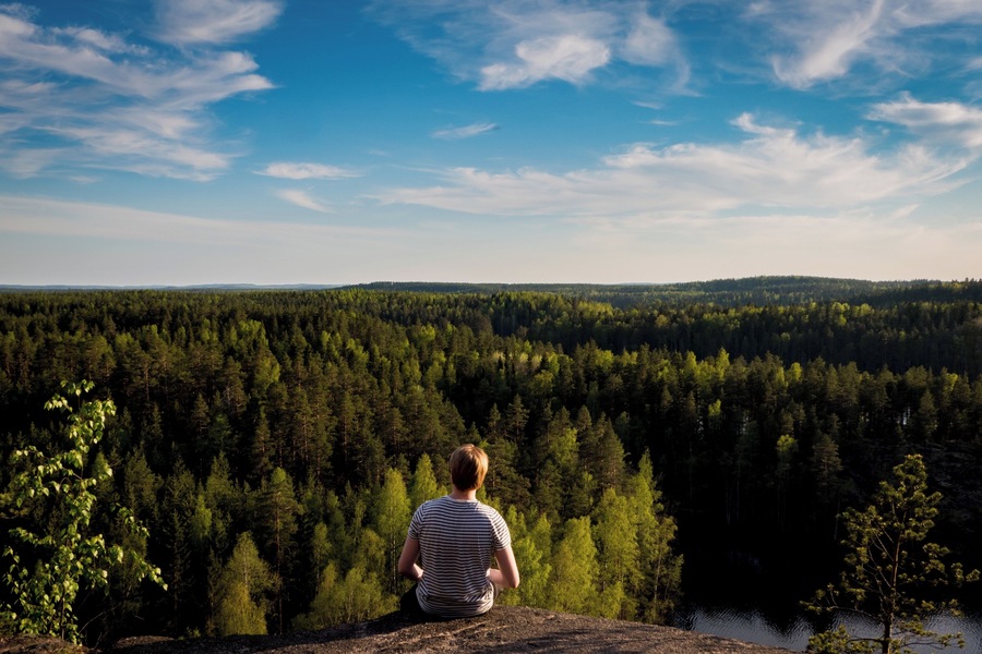 Golden hour at Katajavuori
