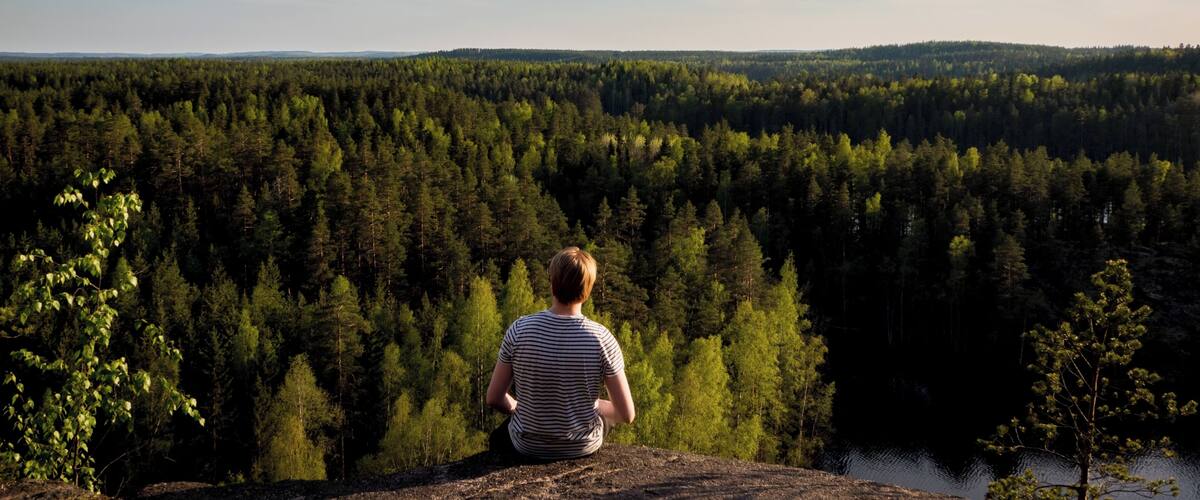 Golden hour at Katajavuori