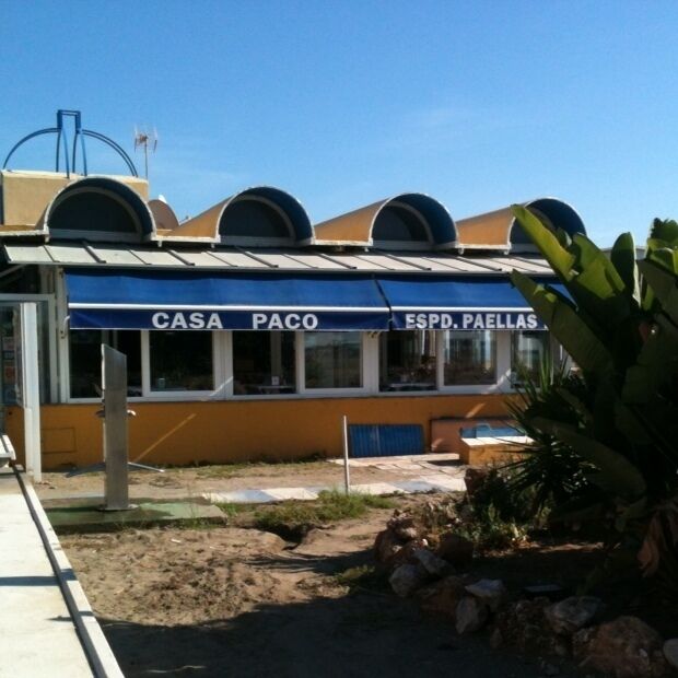 Casa Paco on the beach front at Playamar.