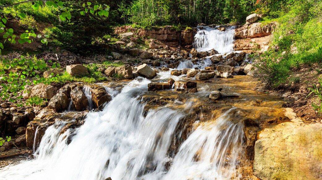 Waterfalls along the Ephraim Road in the Manti-La Sal National Forest.