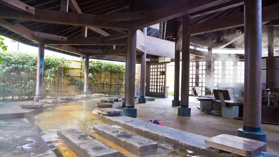 Beppu Onsen is a group of hot springs in the city of Beppu, oita in Japan. Beppu Onsen is divided into eight major hot spring areas known as "Beppu Hatto"
