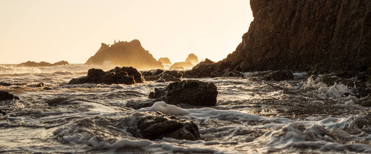 Sunset at El Matador Beach. #beaches #landscapes #california #seascapes #malibu