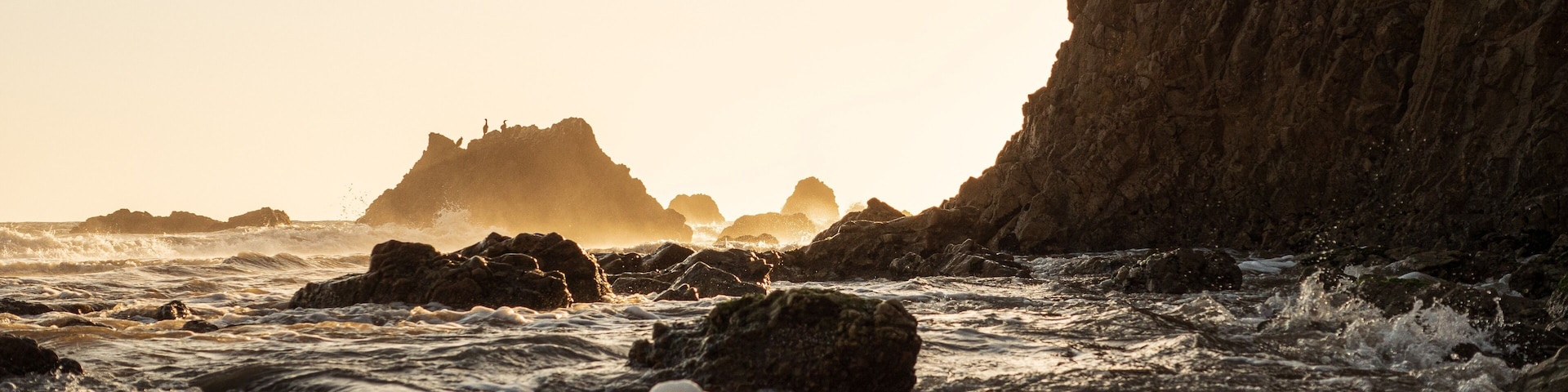 Sunset at El Matador Beach. #beaches #landscapes #california #seascapes #malibu