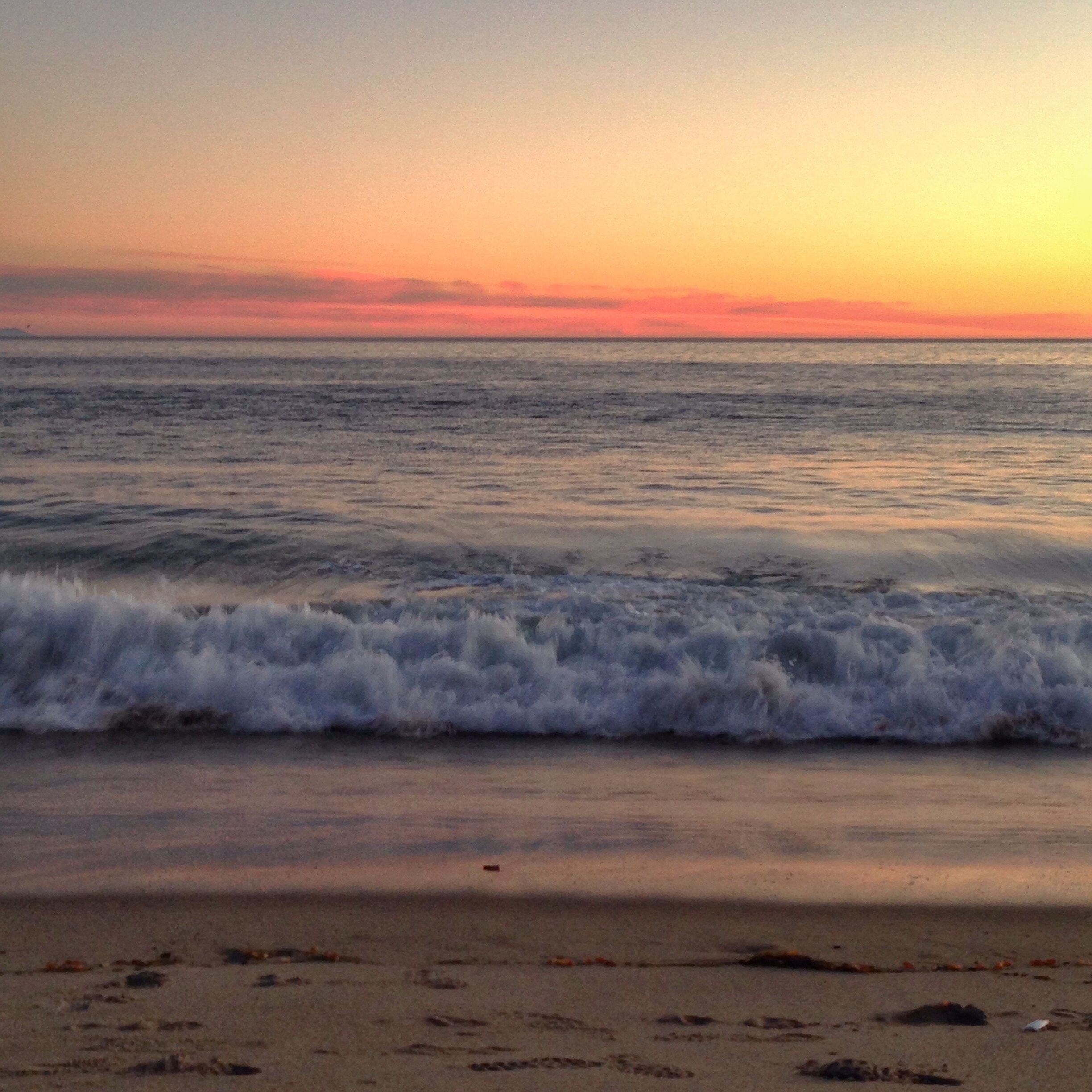 #GoldenHour at Coral Creek Beach in Malibu