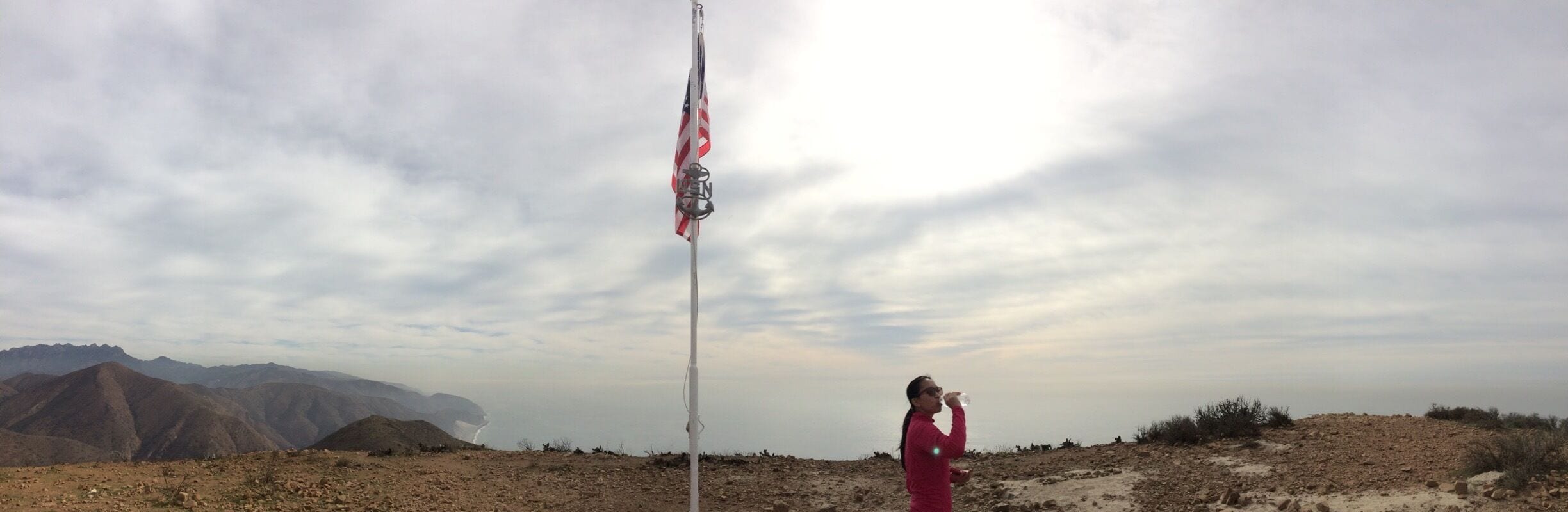 on top of the hill