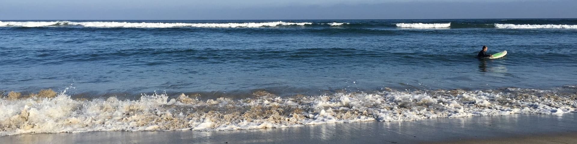 Surfing or just enjoying the ocean #california #surf #malibu #waterlust