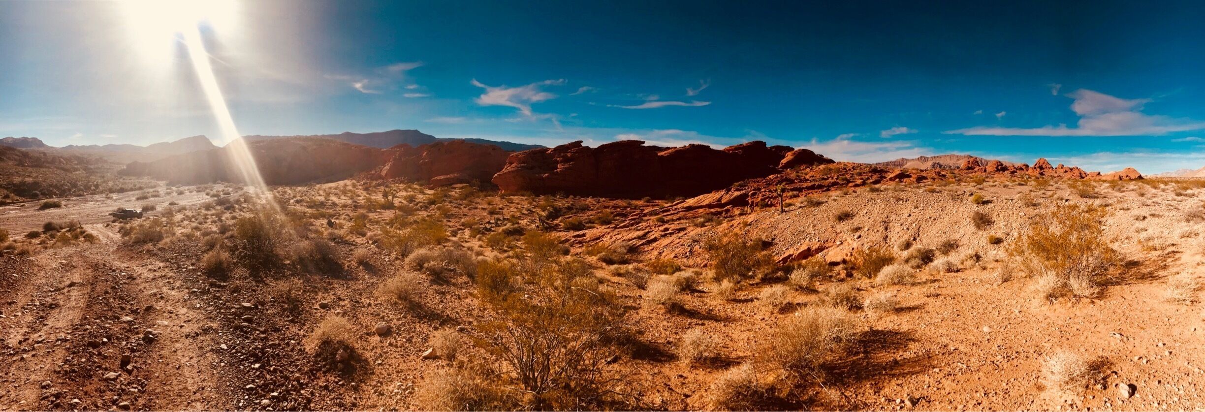 Found a beautiful spot while driving down to Gold Butte just follow the sign to Red Bluff Spring #red #offroad #desertbeauty #goldbutte