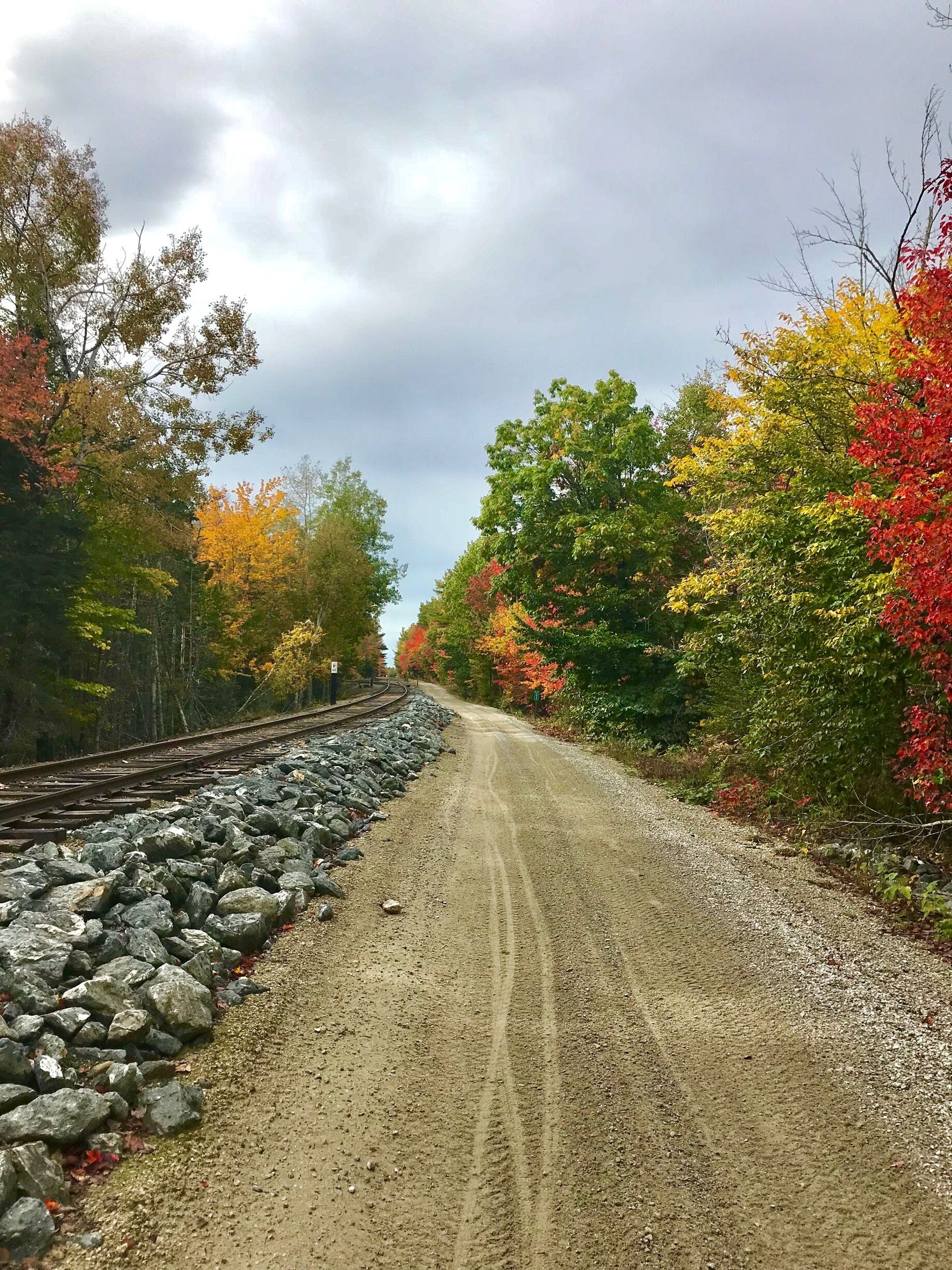 Part of an 87 mile rail trail that stretches from Ellsworth to down east Maine. This shot as taken near Ellsworth 