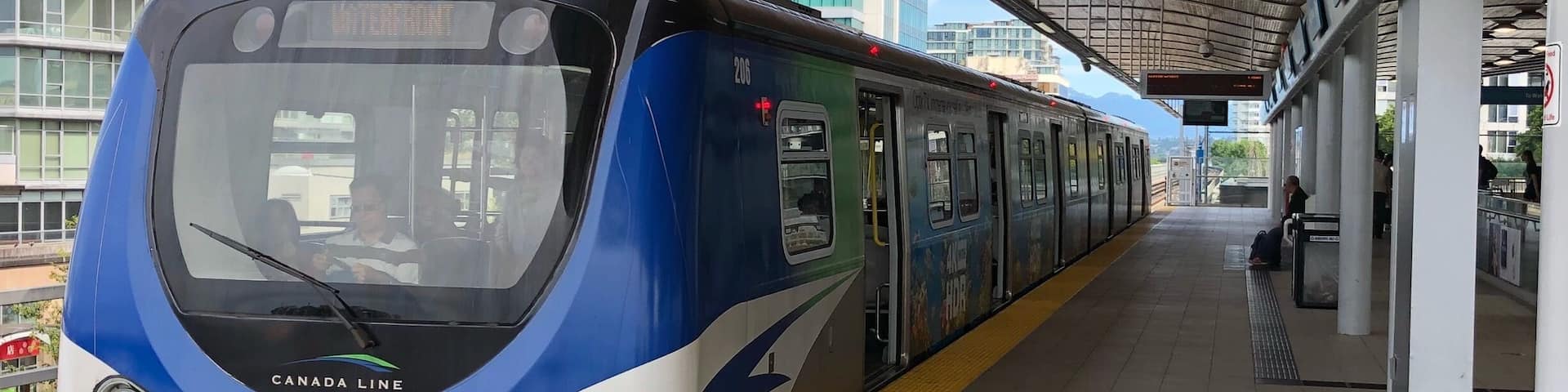 Getting the train from Richmond into the city. There’s no driver!