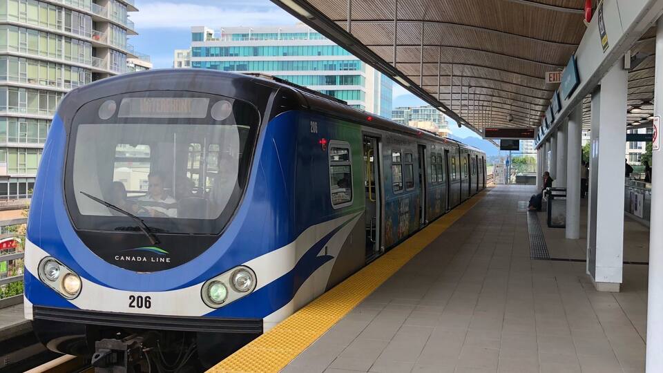 Getting the train from Richmond into the city. There’s no driver!