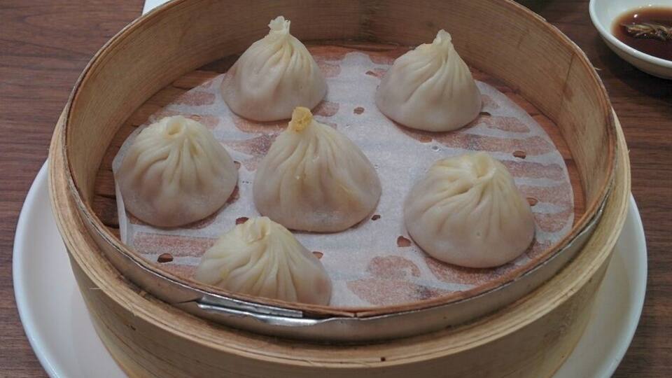 The best Shanghai soup dumplings (xiao long bao) I've had on the west coast was at Dinesty in Richmond, BC. Very soupy underneath. Comparable to Joe's Shanghai in New York. Better than Din Tai Fung in Bellevue, WA.
