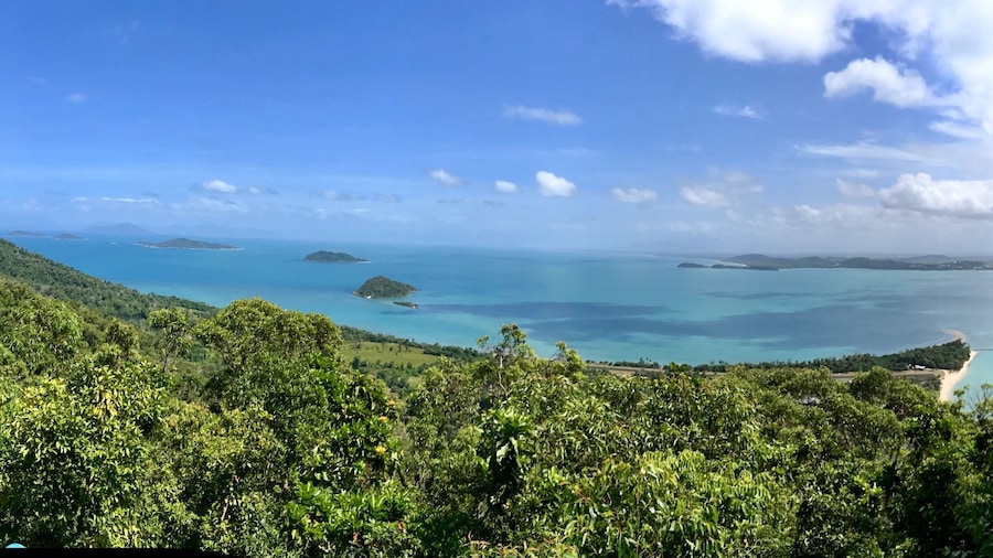 Take the water taxi out to Dunk Island and hike up to Mt. Kootaloo for an amazing view!