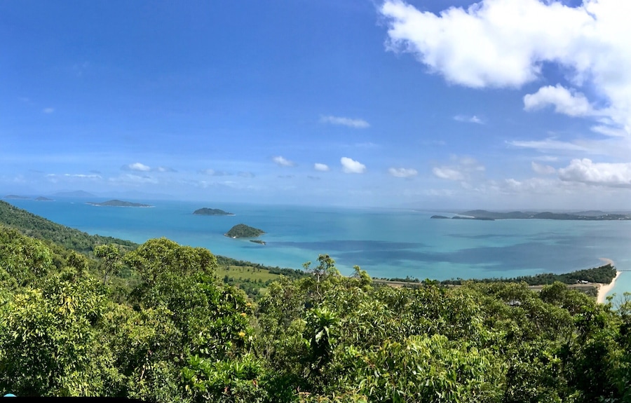 Take the water taxi out to Dunk Island and hike up to Mt. Kootaloo for an amazing view!