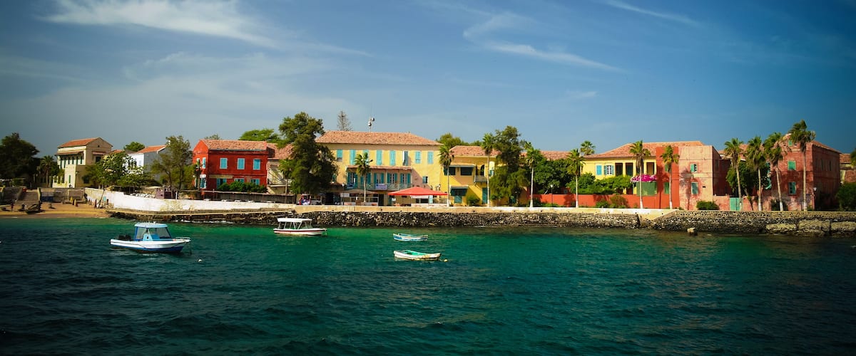 View to historic city at the Goree island in Dakar, Senegal, Shutterstock ID 693736381, SF SSA Case with Manager Approval: Case 07151371, Job: Prepay credit, Client/Licensee: , Other: