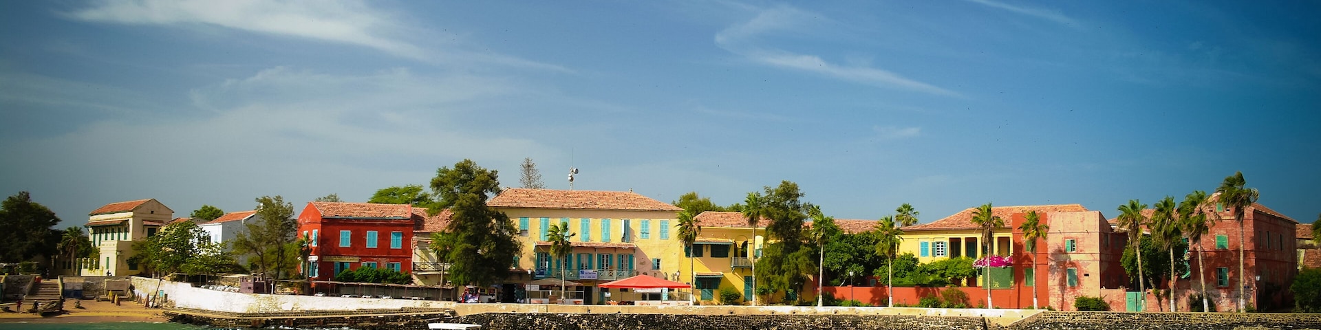 View to historic city at the Goree island in Dakar, Senegal, Shutterstock ID 693736381, SF SSA Case with Manager Approval: Case 07151371, Job: Prepay credit, Client/Licensee: , Other: