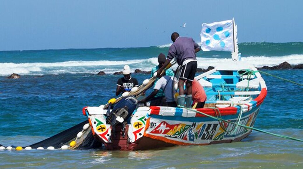 Yoff is a neighborhood in Dakar, but it is also a separate town with its own peculiarities. Yoff is known for its Muslim Community Council and its fishing villages and is considered slightly more conservative than more central parts of Dakar. To get a proper impression of traditional fishing and the beautiful pirogues a visit to the district Yoff is a good idea. Yoff is the most northeastern district of Dakar and adjoins the airport in the west. Read more on blog: http://www.travelwithallsenses.com/fishermen-of-yoff/