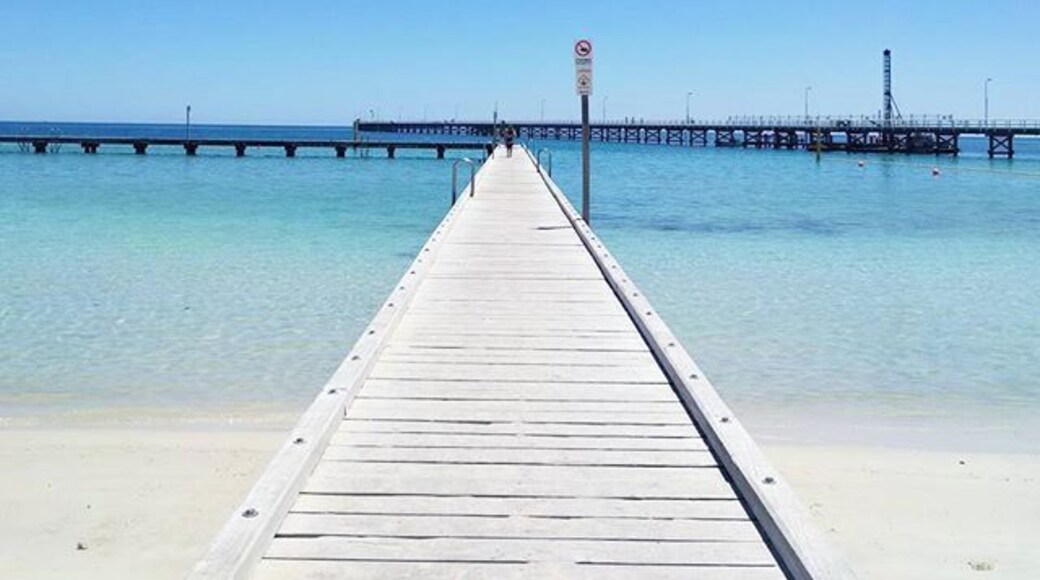 Squeaky white sands and crystal clear water — this is the pristine coast of Australia, aren't we lucky? #howsyamonday? 😼😂👌👍✌ #happyplace #postcardperfect #picturesque #australia #coastal #aqauticaustralia #perth #seeaustralia #bussleton