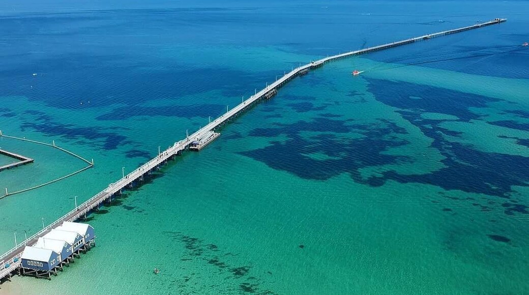 Did you know: Extending 1.8 kilometres over the protected waters of Geographe Bay, the heritage listed Busselton Jetty is the longest timber-piled jetty in the Southern Hemisphere. busseltonjetty.com.au