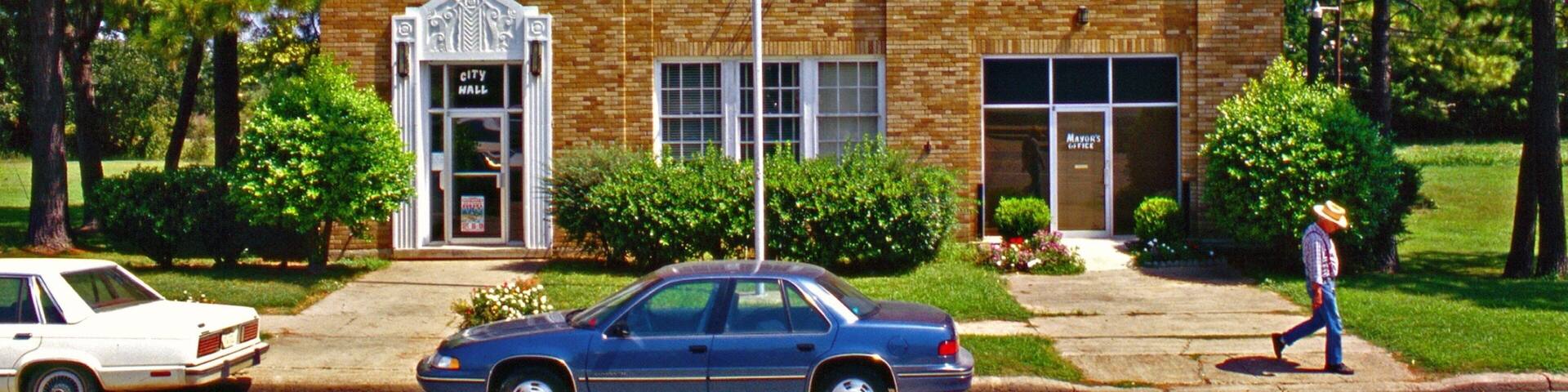 Eudora featuring heritage architecture as well as an individual male