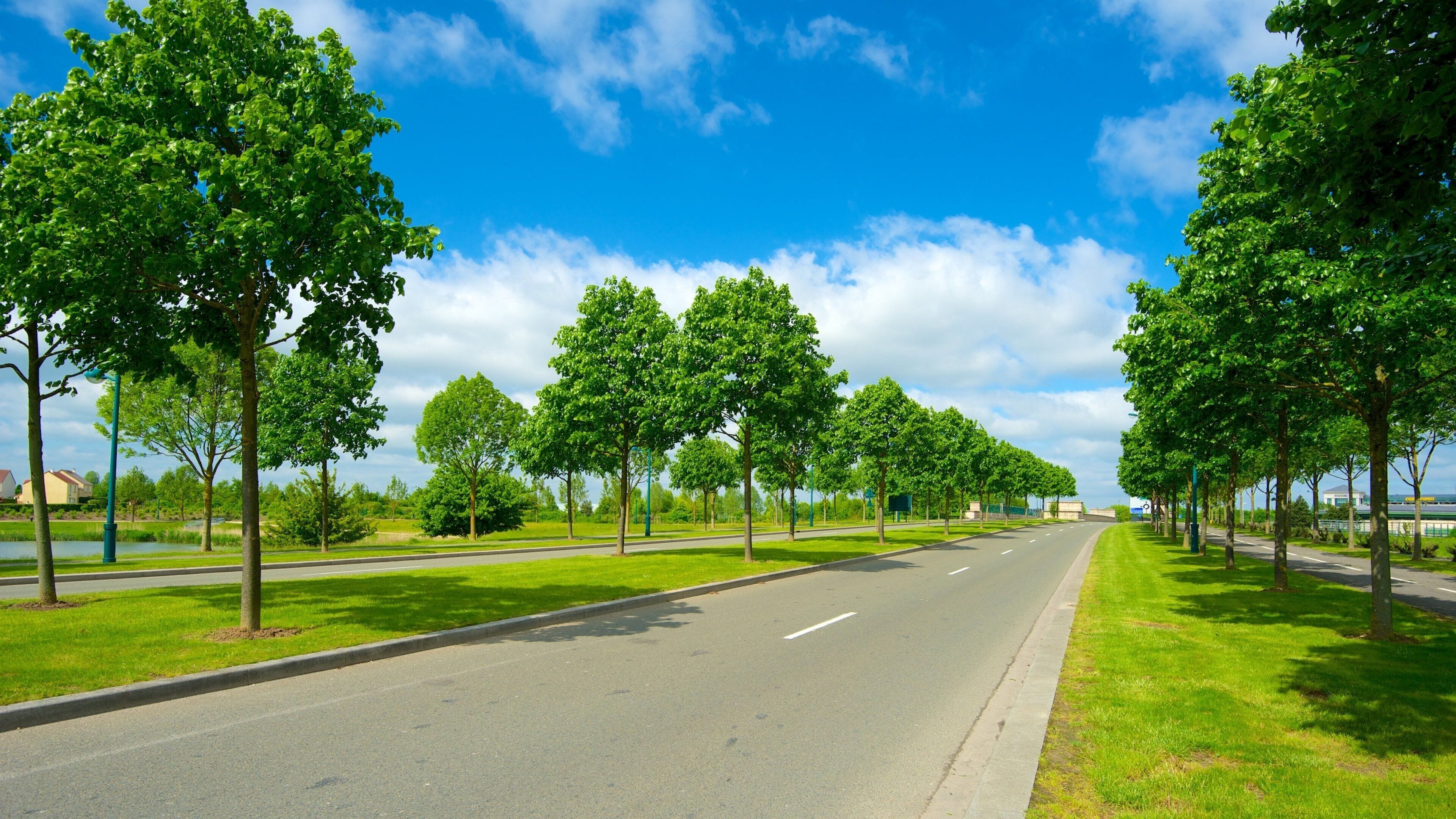 Marne-la-Vallee og byder på gadeliv og skyline