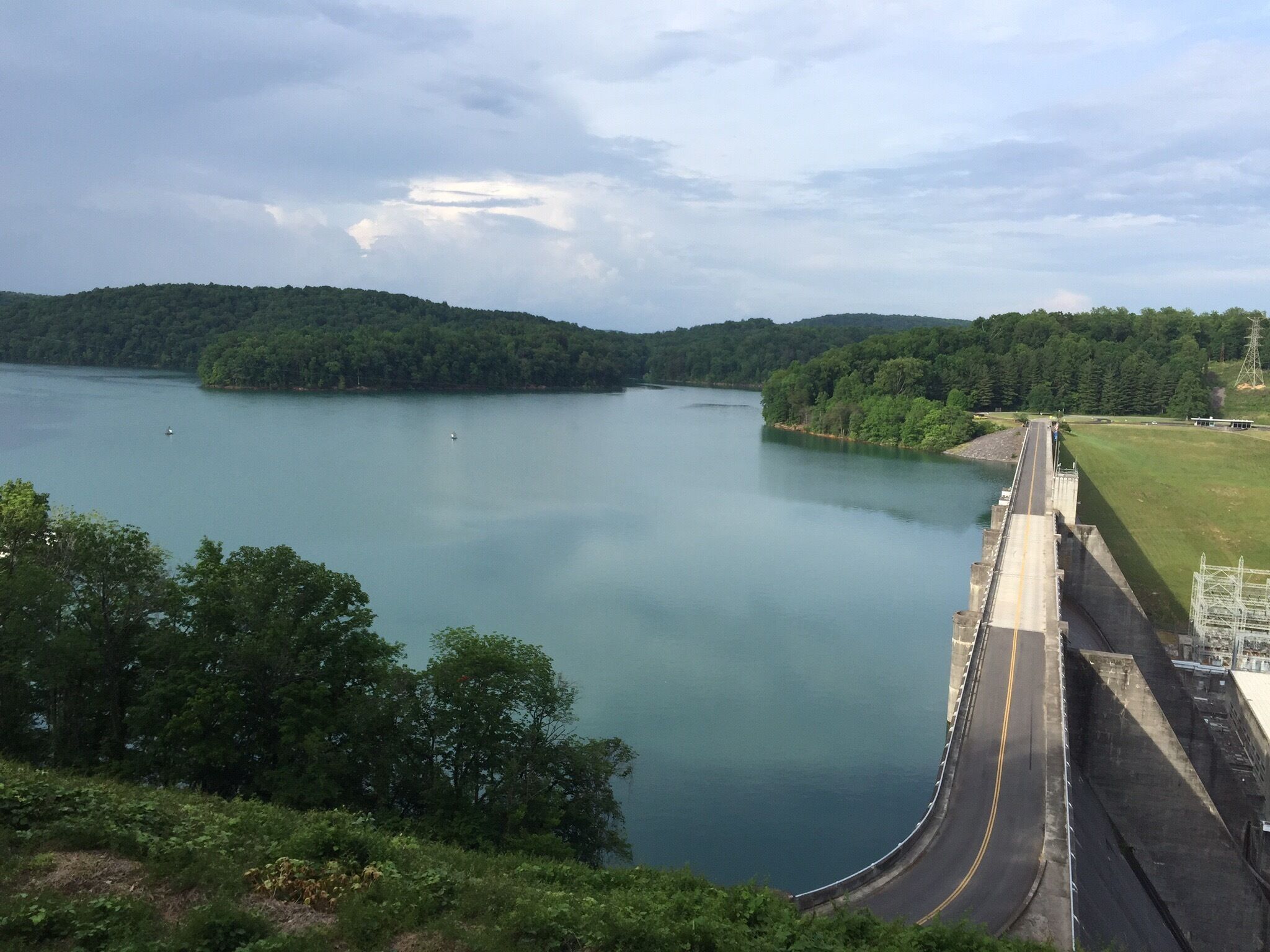 Norris Dam, north of Maynardville TN, is a beautiful stop on any trip through the region. 