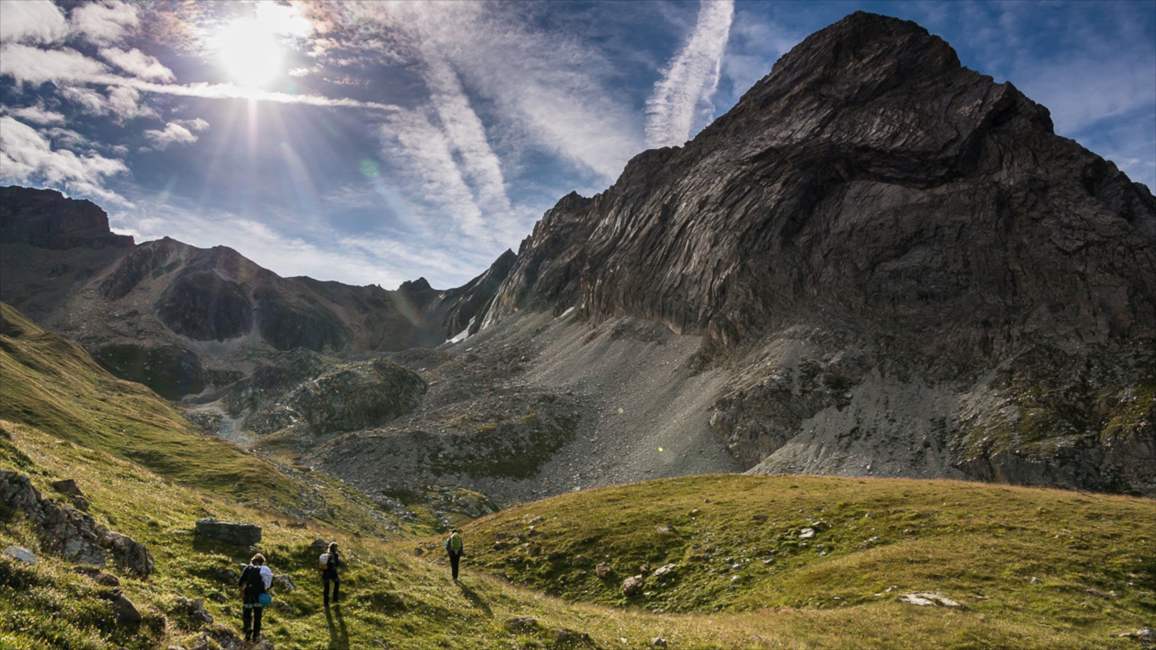 Val-d\'Isere som inkluderer fjell