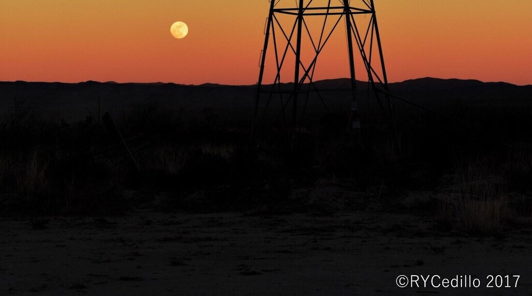 Full moon and a WTX sunset beauty and peace all in one.