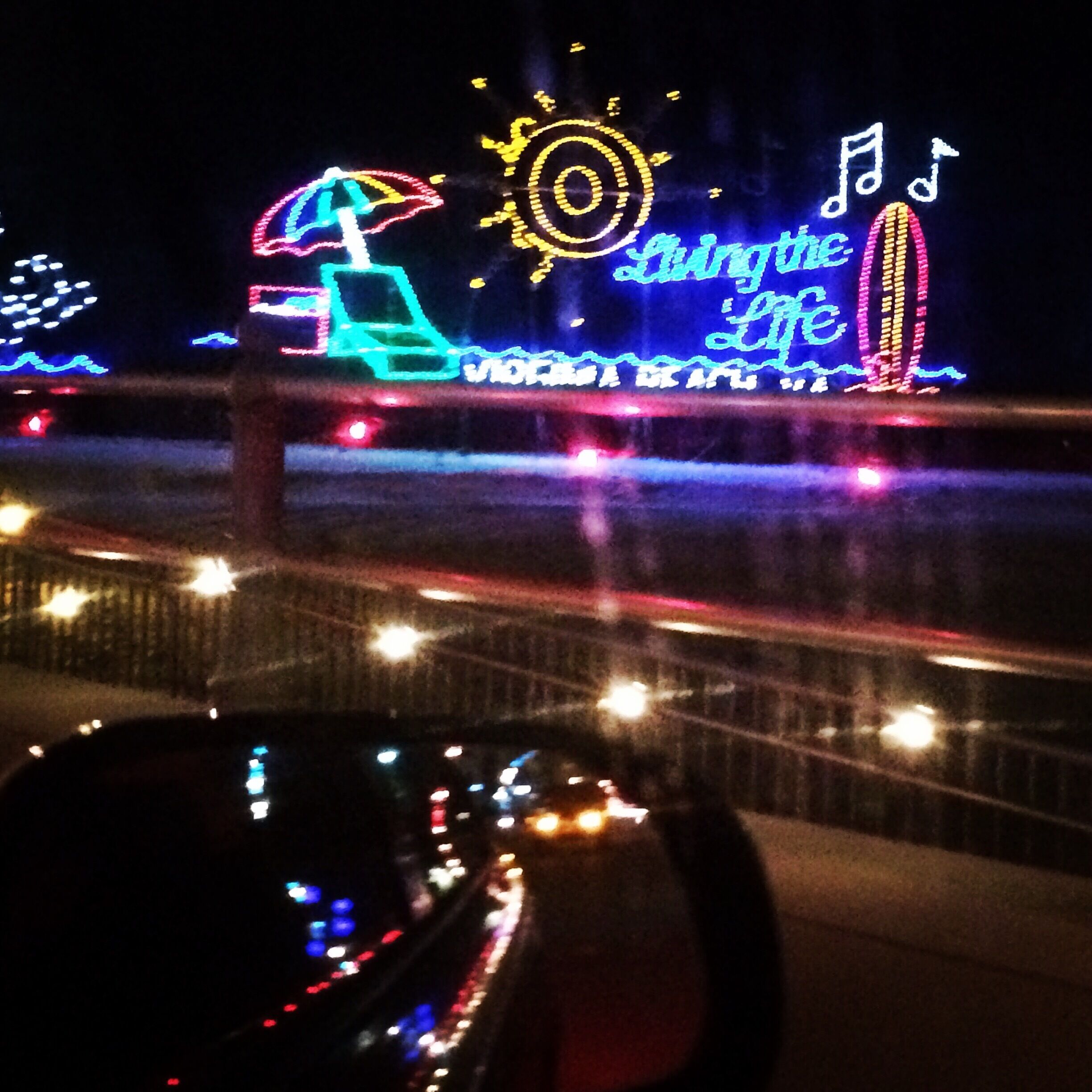 Each year VA beach will put on a light show. It's $15 per car and you can drive along the boardwalk and check out the lights for 30 blocks. It was a bucket lis item but probably best if for kiddos. 