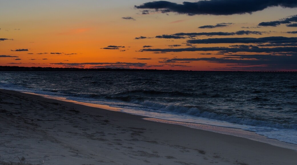 Sunset over Lynnhaven Beach