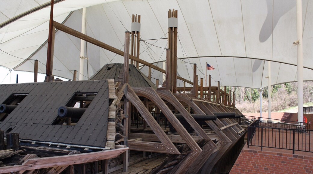 The USS Cairo at the Vicksburg Military Park.