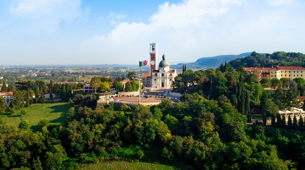 Aerial view of Monte Berico - Vicenza, Veneto, Italy