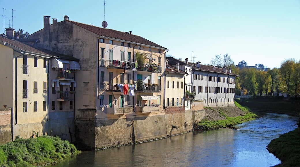 river in city Vicenza, Italy