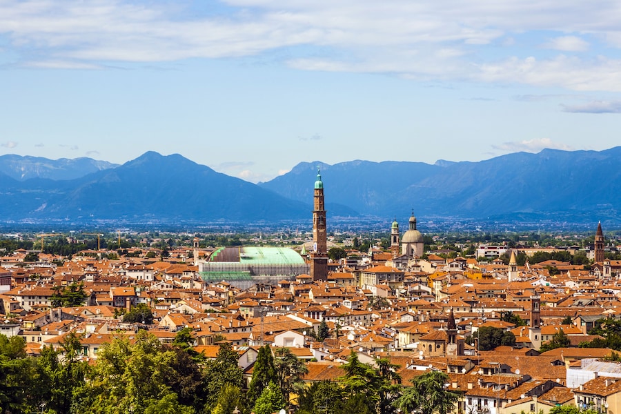 Vicenza, Italy, city of architect Palladio