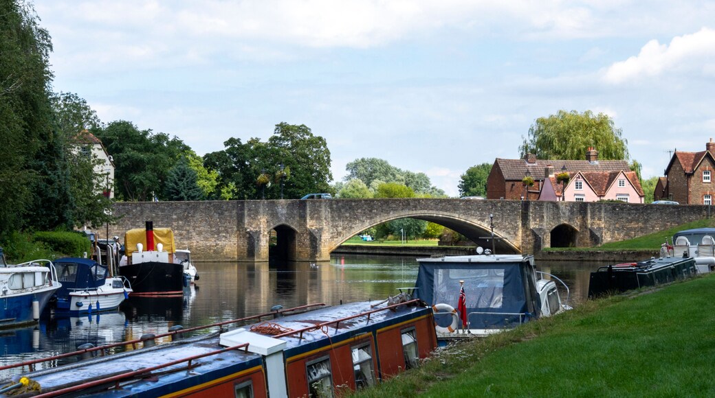 Ancient bridge in Abingdon, Oxfordshire, England, UK