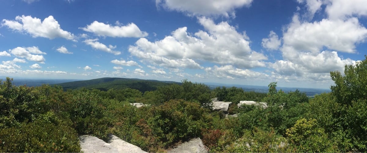Beautiful vista from atop the Channels near Abingdon, Virginia. 
http://www.everytrail.com/guide/brumley-mountain-trail-hayters-gap-to-great-channels-of-va
#WeekendGetaway #hike #greatchannels #virginia #getoutside #clouds #beautiful #mountains #roadtrip
#iphone