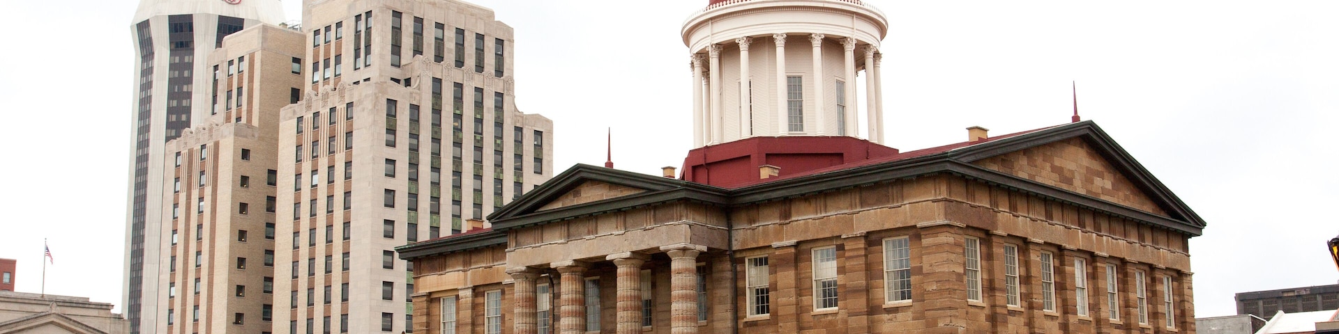 Springfield Illinois USA - Historical buildings of Abraham Lincoln first US President