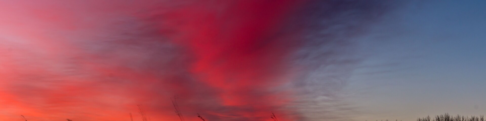 Morning sunrise. Cochrane, Alberta, Canada