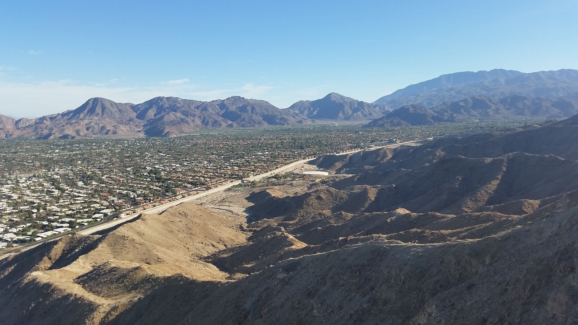 View from the top of the Bump and Grind Trail. Park behind Target or Mor Furniture in Palm Desert to reach the start of this challenging loop.
#hiking #scenic #view #UStravel #travel #California #southwest  #desert 