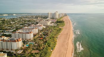 Singer Island, West Palm Beach, Palm Beach County, Florida drone photography of beach condos