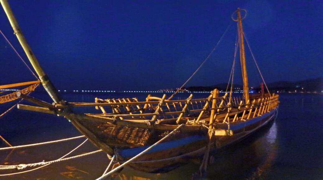 The Argo is a seaworthy replica of the ship used in mythology by Jason and the Argonauts in the search for "The Golden Fleece"