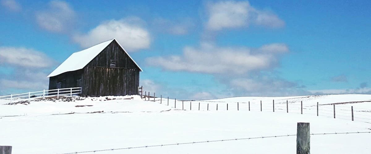 Finding old barns, like this one from the 1800s, is a great reason to explore the back roads. 
#likealocal