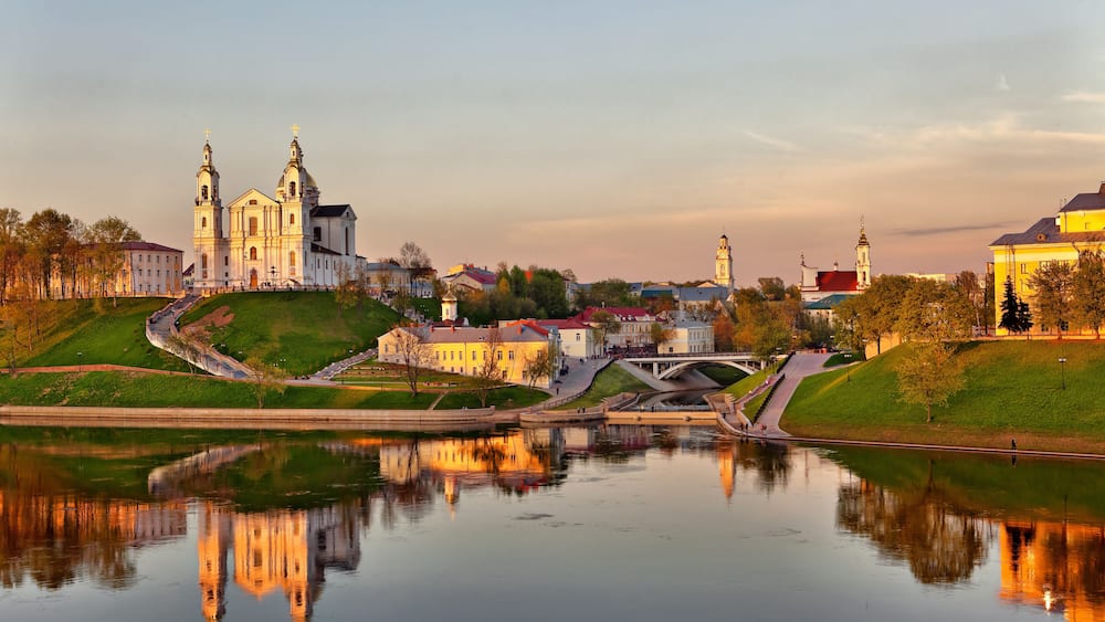 view of the city of Vitebsk, Belarus