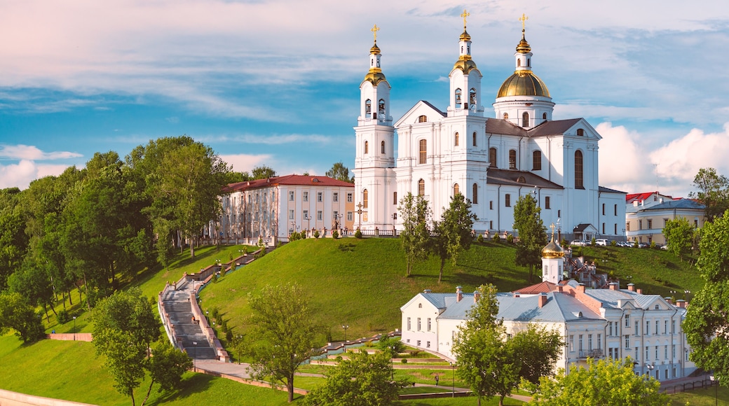 Old orthodox church in Vitebsk, Belarus, Europe