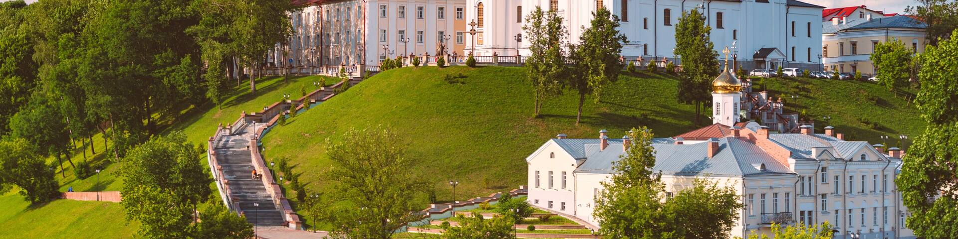 Old orthodox church in Vitebsk, Belarus, Europe